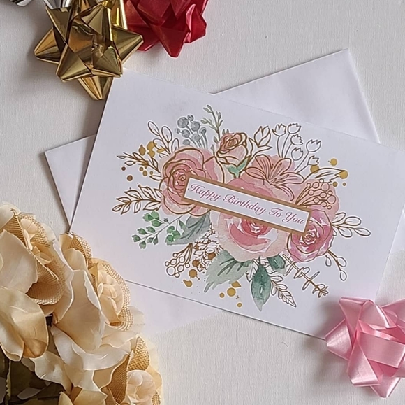 Homemade Birthday Cards (pack of 4) - Picture 3 of 5